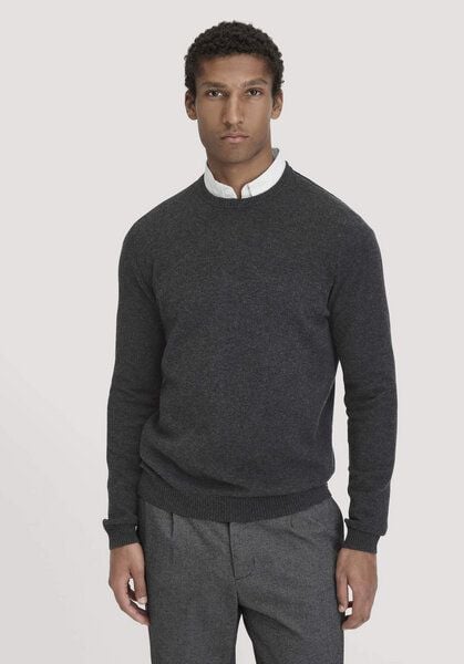 hessnatur Strick Pullover Regular aus Bio-Merinowolle mit Kaschmir von hessnatur