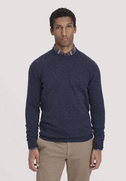 hessnatur Strick Pullover Regular aus Bio-Merinowolle mit Kaschmir von hessnatur