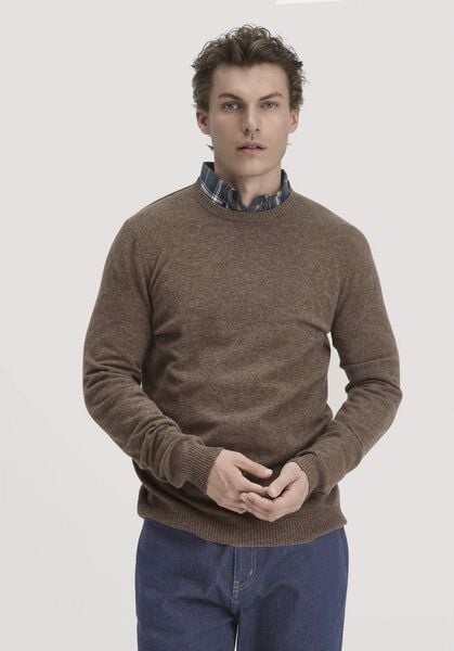 hessnatur Strick Pullover Regular aus Bio-Merinowolle mit Kaschmir von hessnatur