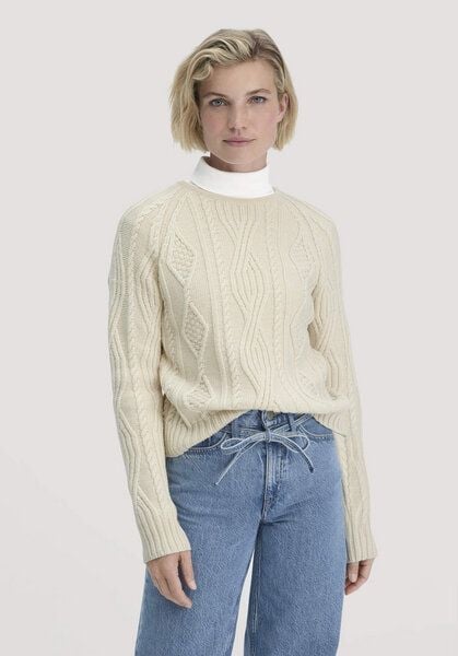 hessnatur Strick Pullover Regular aus Bio-Schurwolle und Bio-Baumwolle von hessnatur