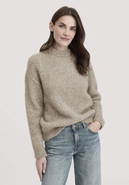 hessnatur Strick Pullover Relaxed aus Alpaka mit Bio-Baumwolle von hessnatur