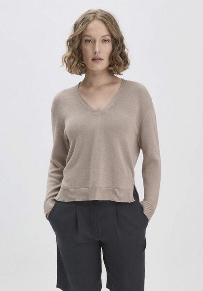hessnatur Strick Pullover Relaxed aus Bio-Baumwolle mit edlem Leinen von hessnatur