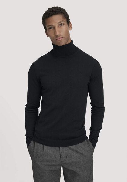 hessnatur Strick Rollkragen Pullover Regular aus reiner Bio-Merinowolle von hessnatur