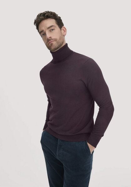 hessnatur Strick Rollkragen Pullover Regular aus reiner Bio-Merinowolle von hessnatur