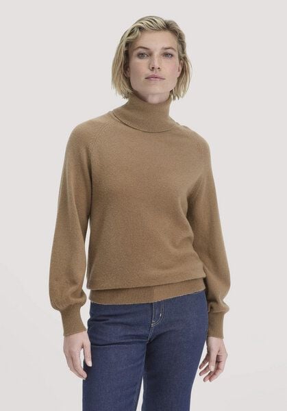 hessnatur Strick Rollkragen Pullover Relaxed BETTER RECYCLING aus reinem Kaschmir von hessnatur