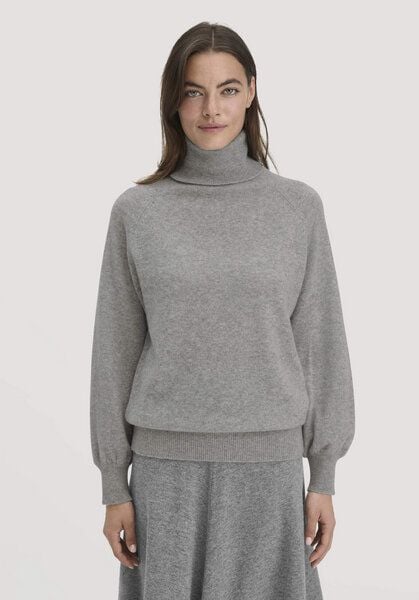 hessnatur Strick Rollkragen Pullover Relaxed BETTER RECYCLING aus reinem Kaschmir von hessnatur