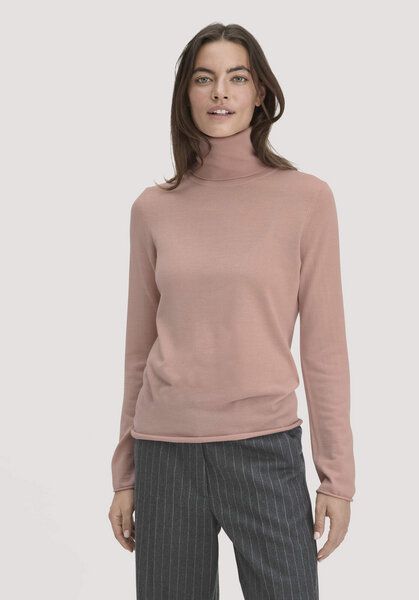 hessnatur Strick Rollkragen Pullover Slim aus reiner Bio-Merinowolle von hessnatur