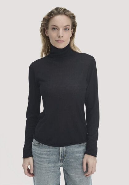 hessnatur Strick Rollkragen Pullover Slim aus reiner Bio-Merinowolle von hessnatur