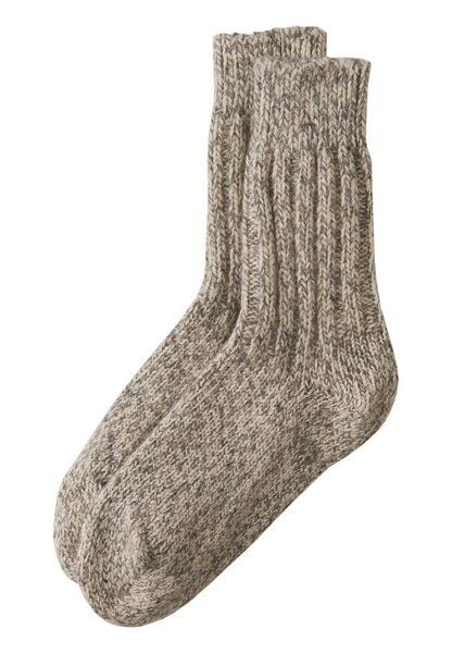 hessnatur Stricksocke aus reiner Bio-Merinowolle von hessnatur