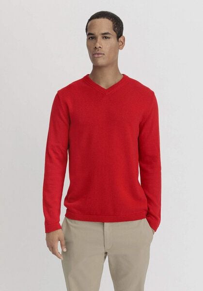 hessnatur V-Pullover Regular aus reiner Bio-Baumwolle mit Bio-Merinowolle hessnatur V-Pullover Regular aus reiner Bio-Baumwolle mit Bio-Merinowolle von hessnatur