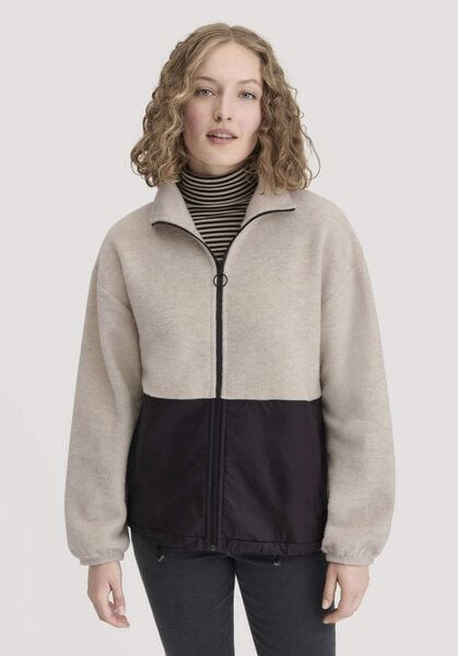 hessnatur Wollfleece Jacke Oversize aus Bio-Merinowolle mit Bio-Baumwolle hessnatur Wollfleece Jacke Oversize aus Bio-Merinowolle mit Bio-Baumwolle von hessnatur