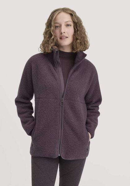hessnatur Wollfleece Jacke Oversized aus reiner Bio-Merinowolle von hessnatur