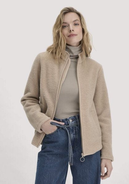 hessnatur Wollfleece Jacke Regular aus reiner Bio-Merinowolle von hessnatur