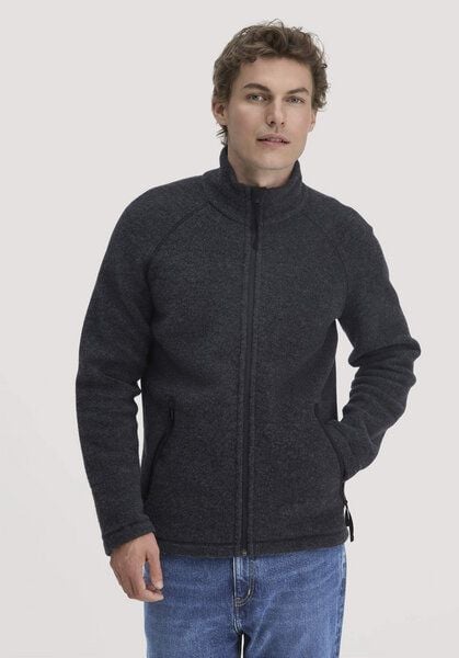 hessnatur Wollfleece-Jacke aus reiner Bio-Merinowolle von hessnatur