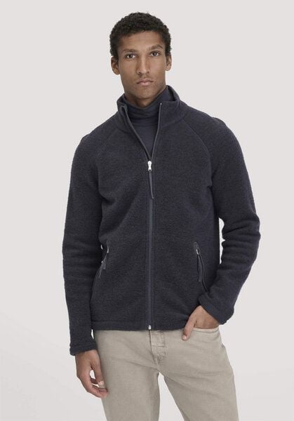hessnatur Wollfleece-Jacke aus reiner Bio-Merinowolle hessnatur Wollfleece-Jacke aus reiner Bio-Merinowolle von hessnatur