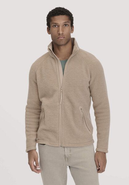 hessnatur Wollfleece-Jacke aus reiner Bio-Merinowolle von hessnatur