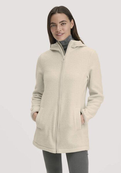 hessnatur Wollfleece Kapuzen-Jacke Regular aus Bio-Merinowolle und Bio-Baumwolle von hessnatur