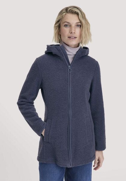 hessnatur Wollfleece Kapuzen-Jacke Regular aus Bio-Merinowolle und Bio-Baumwolle von hessnatur