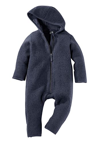 hessnatur Wollfleece Overall Mädchen und Jungen unisex Wollfleece aus reiner Bio-Merinowolle | nachhaltig und fair hergestellt (Fair Wear Foundation) von hessnatur