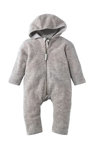 hessnatur Wollfleece Overall Mädchen und Jungen Unisex Wollfleece aus Reiner Bio-Merinowolle | nachhaltig und fair hergestellt (Fair Wear Foundation) von hessnatur