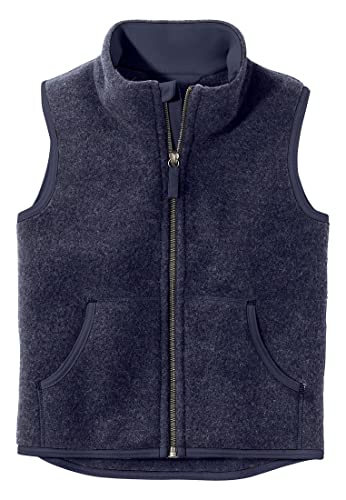 hessnatur Wollfleece-Weste Mädchen und Jungen Unisex aus Reiner Bio-Merinowolle | nachhaltig und fair hergestellt (Fair Wear Foundation) von hessnatur