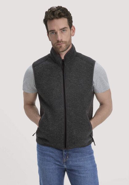 hessnatur Wollfleece Weste Regular aus reiner Bio-Merinowolle von hessnatur