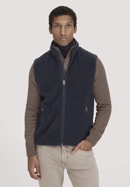 hessnatur Wollfleece Weste Regular aus reiner Bio-Merinowolle von hessnatur
