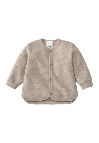 hessnatur Wollfrottee-Jacke Mädchen und Jungen Unisex aus Reiner Bio-Merinowolle | nachhaltig und fair hergestellt (Fair Wear Foundation) von hessnatur