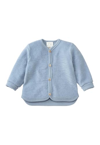 hessnatur Wollfrottee-Jacke Mädchen und Jungen Unisex aus Reiner Bio-Merinowolle | nachhaltig und fair hergestellt (Fair Wear Foundation) von hessnatur