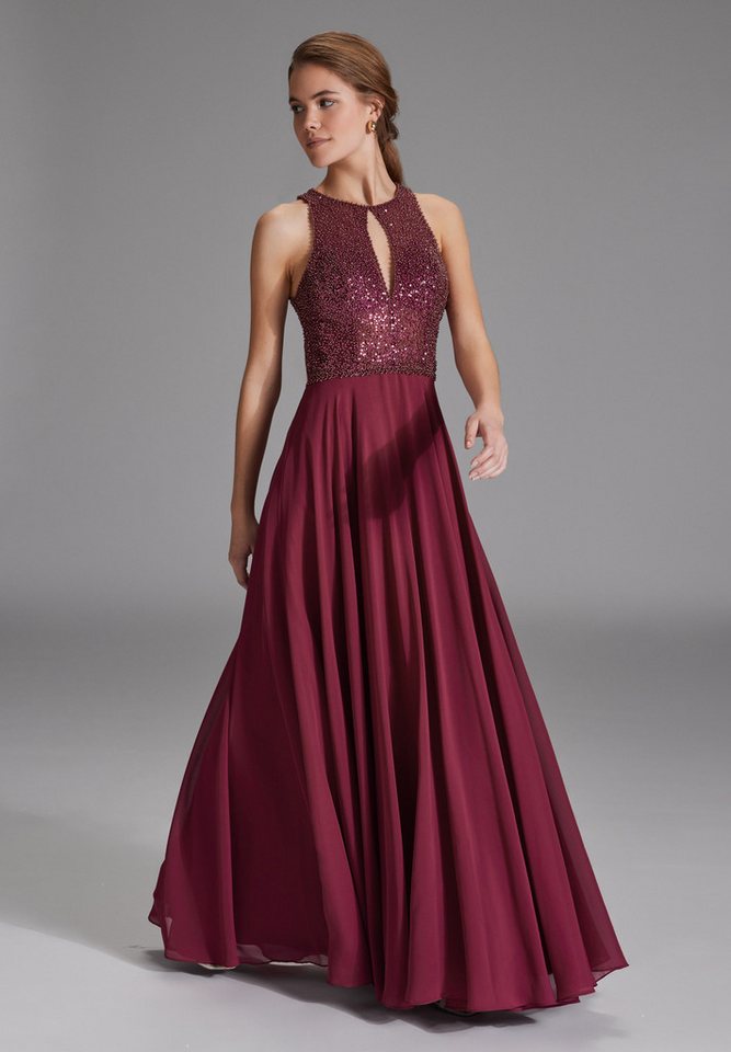 hey kyla Abendkleid Taillierter Schnitt mit ausgestelltem Rockteil von hey kyla