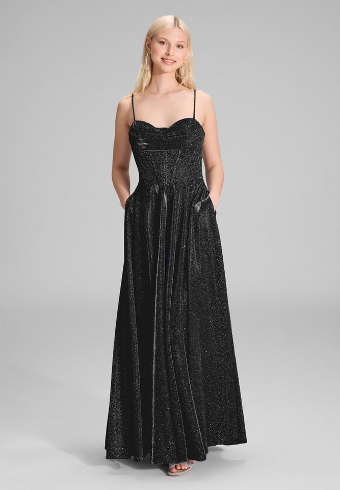 hey kyla Abendkleid Taillierter Schnitt mit ausgestelltem Rockteil hey kyla Abendkleid Taillierter Schnitt mit ausgestelltem Rockteil von hey kyla