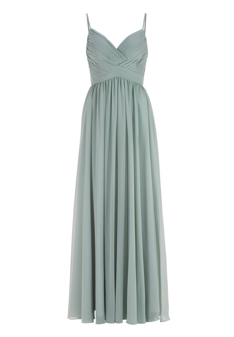 hey kyla - Abendkleid aus Chiffon mit feiner Raffung mint ice - Gr. - 44 von hey kyla