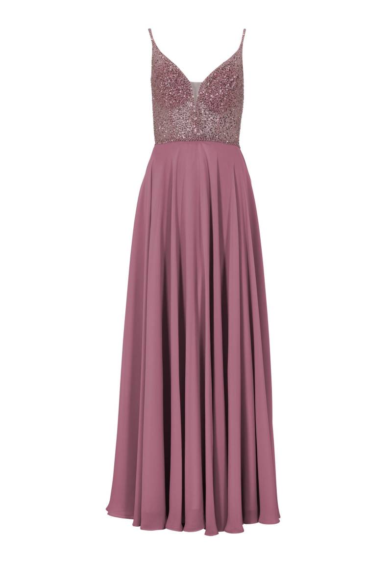 hey kyla - Abendkleid aus Materialmix rose berry - Gr. - 32 von hey kyla