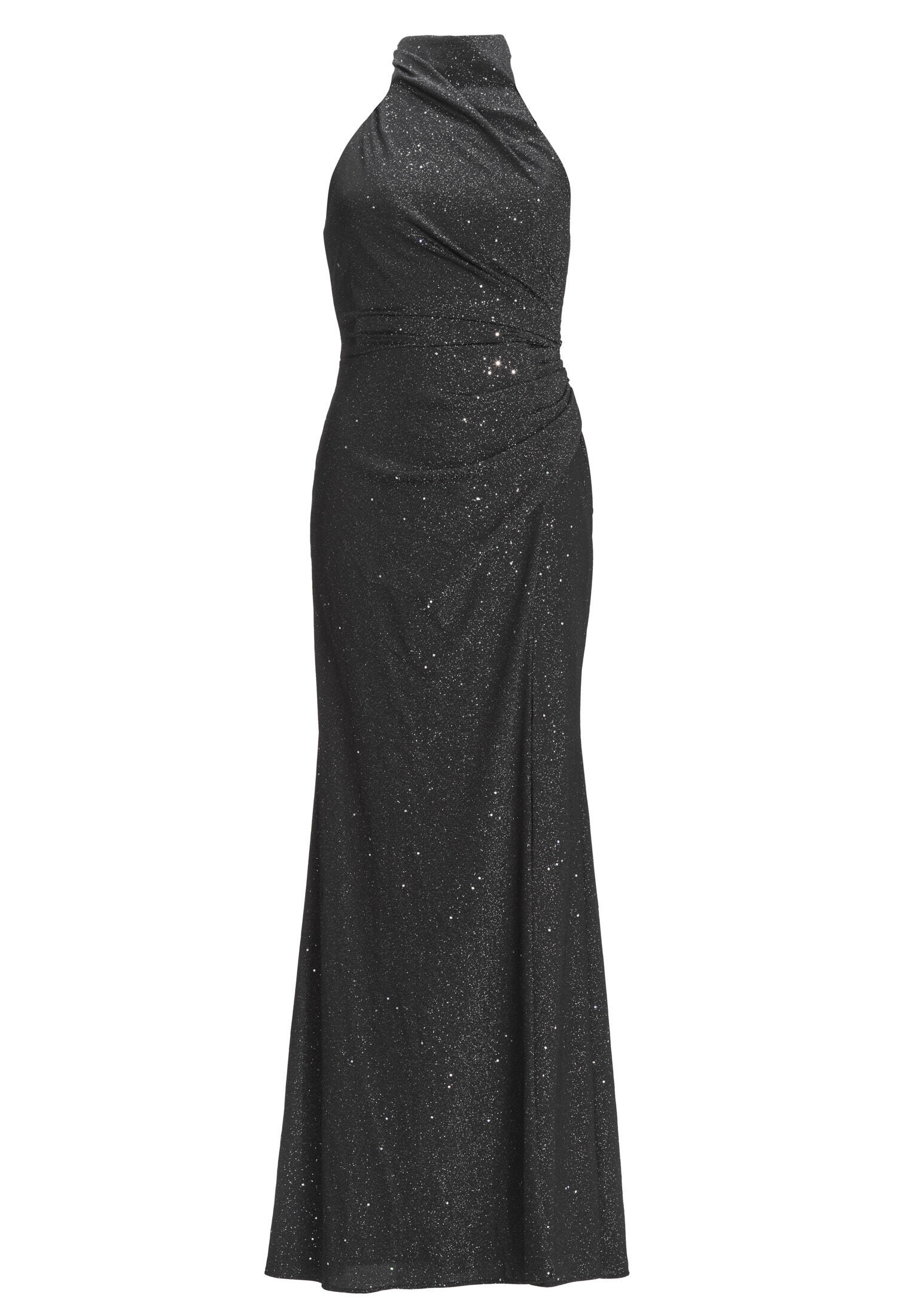 hey kyla - Hochgeschlossenes Abendkleid Schimmereffekt black - Gr. - 40 von hey kyla