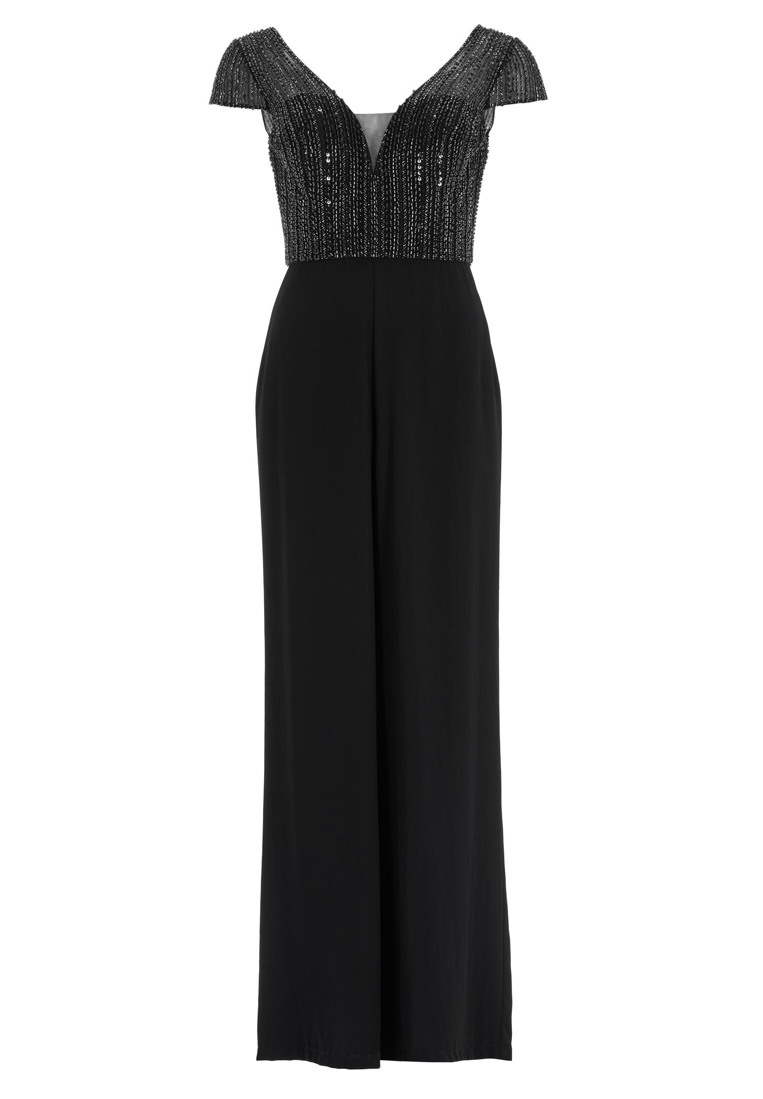 hey kyla - Jumpsuit mit Stickerei und kleinem Ärmelansatz black von hey kyla