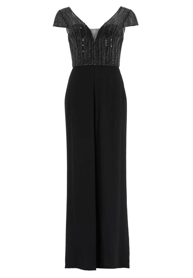 hey kyla - Jumpsuit mit Stickerei und kleinem Ärmelansatz black von hey kyla