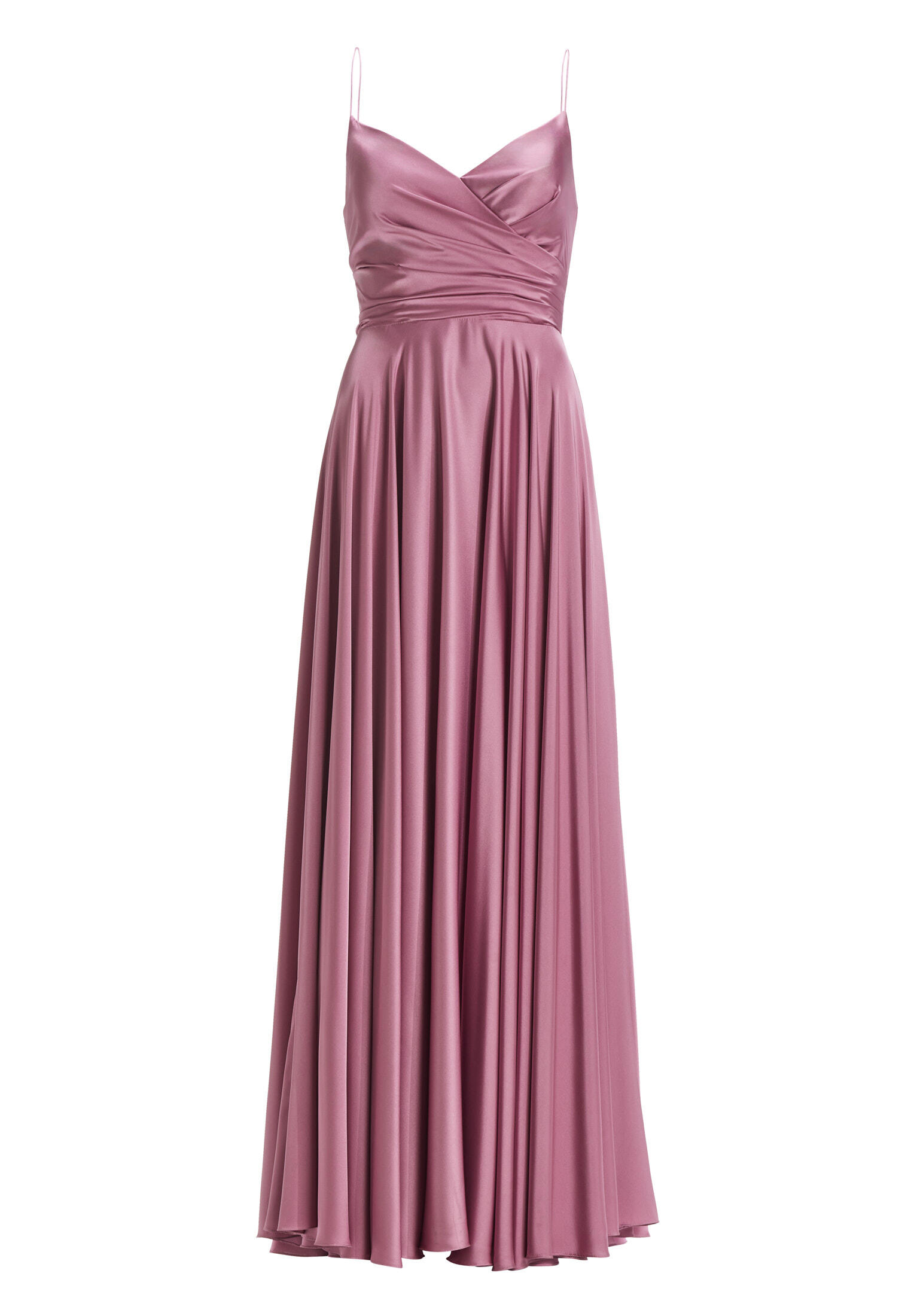 hey kyla - Satinkleid mit Schnürung am Rücken rosy pink - Gr. - 38 von hey kyla