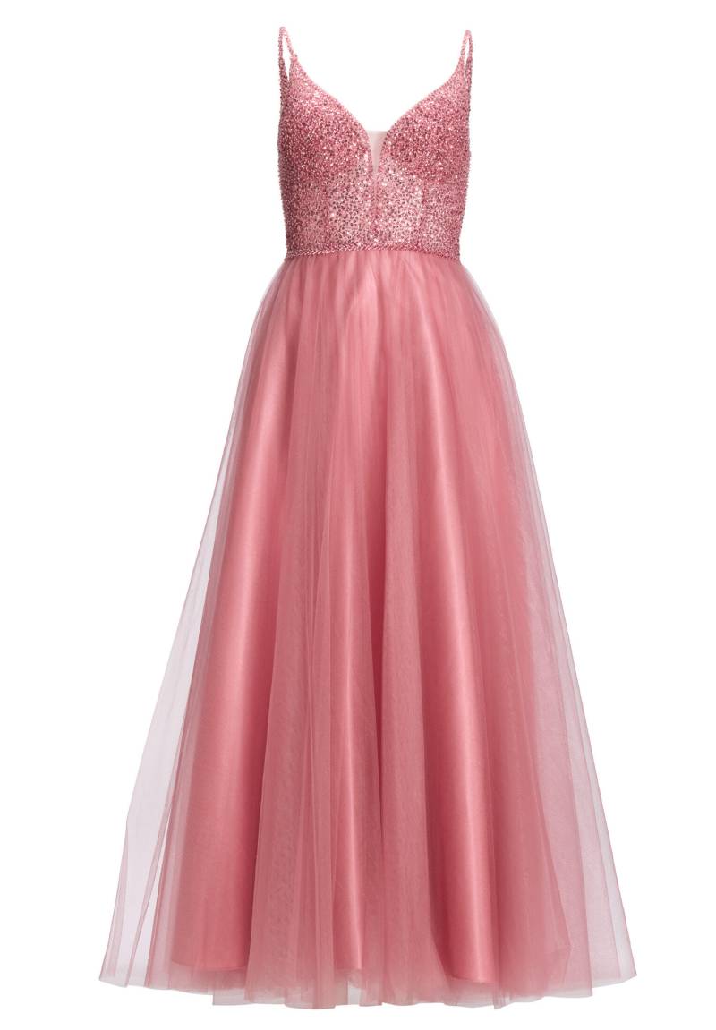 hey kyla - Tüllkleid mit feiner Ziersteinstickerei orchid pink - Gr. - 34 von hey kyla