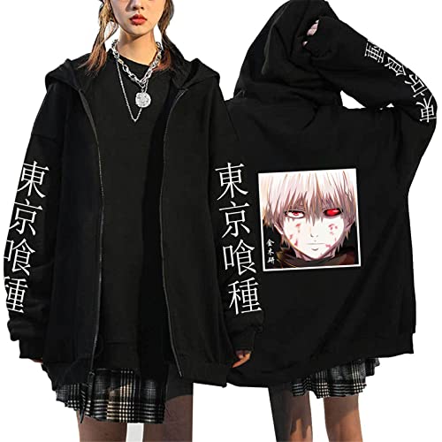 heykong857 Genshin Impact Reißverschluss Hoodie Männer Frauen Mit Kapuze Streetwear Harajuku Japanische Anime Grafik Reißverschluss Sweatshirt Mode Jacke Oberbekleidung von heykong857