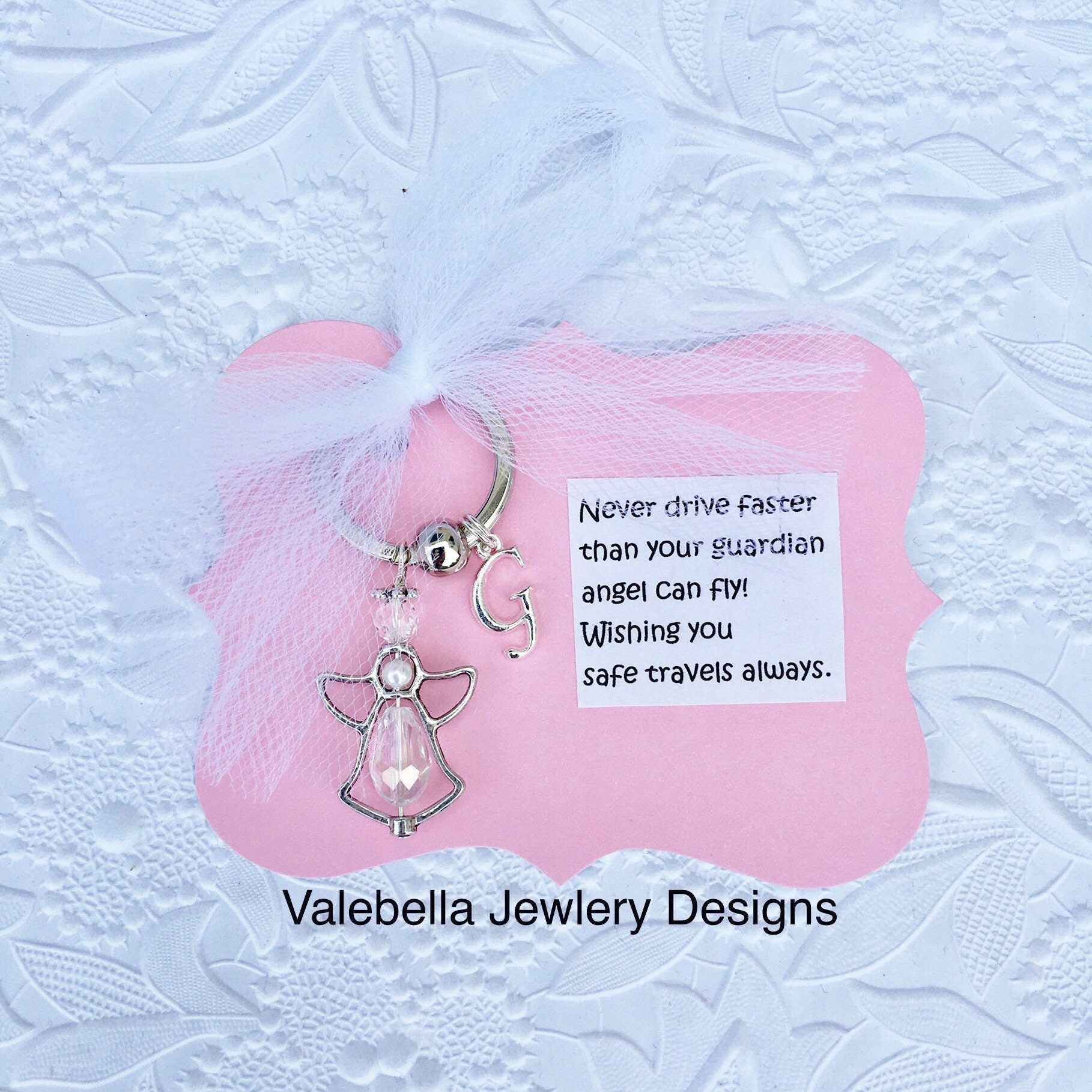 Personalisierter Schutzengel-Schlüsselanhänger, Neuer Fahrergeschenk, Neues Autogeschenk, Führerscheingeschenk, Genehmigungsgeschenk, Wählen Sie von heysista
