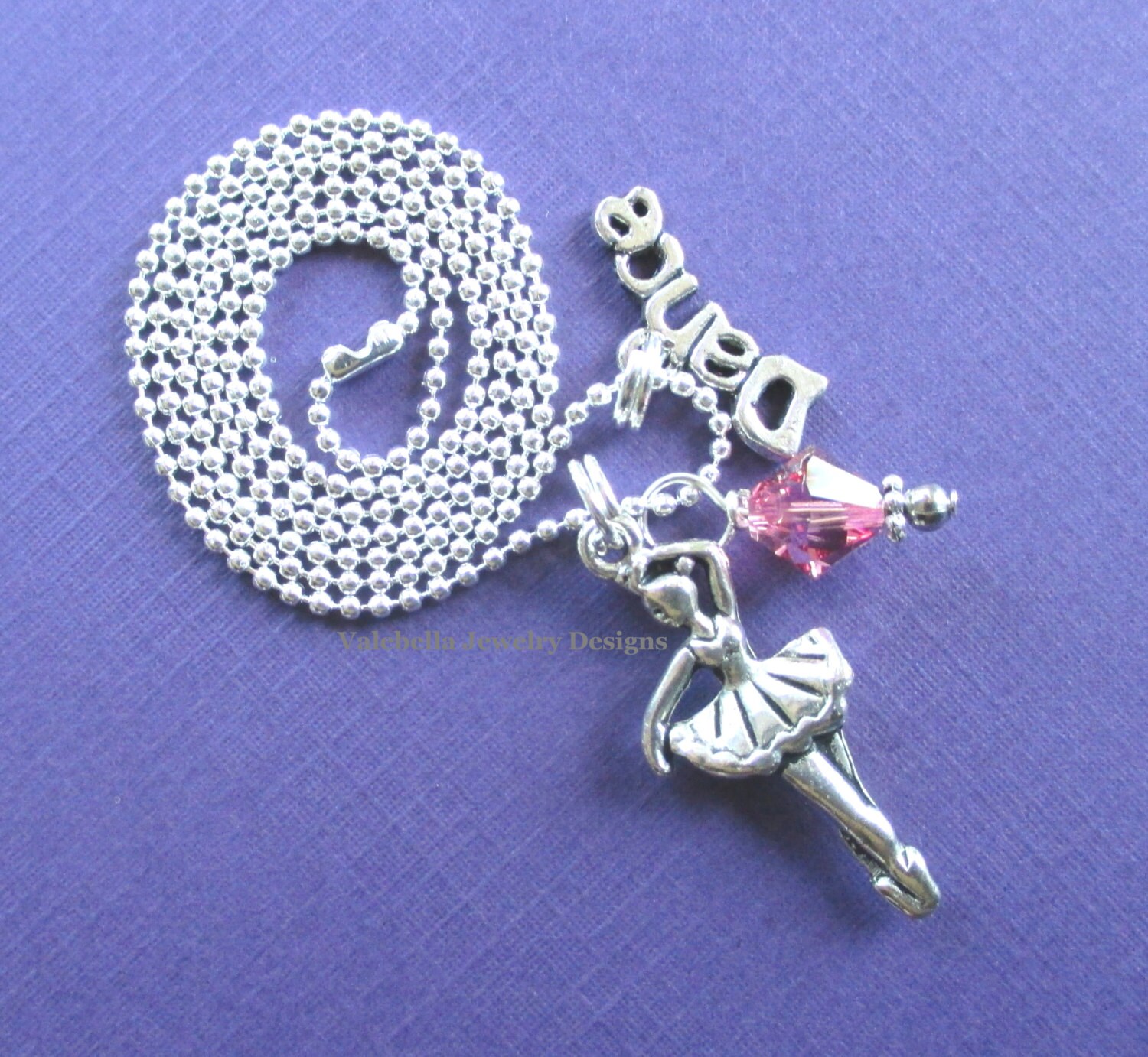 Prima, Ballerina Halskette, Tanz Geschenk Für Tänzerin, Ballett Mädchenschmuck, Geschenk von heysista
