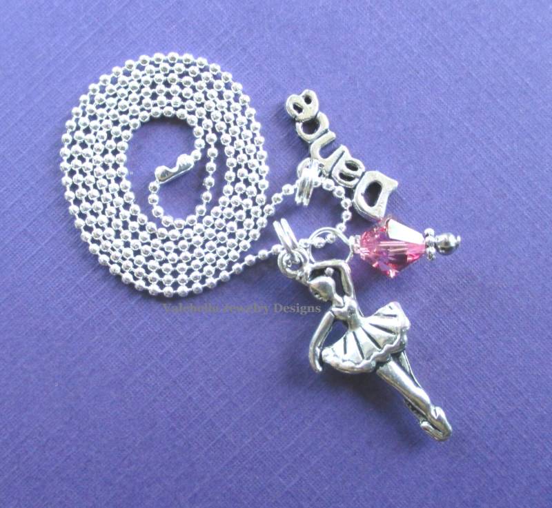 Prima, Ballerina Halskette, Tanz Geschenk Für Tänzerin, Ballett Mädchenschmuck, Geschenk von heysista