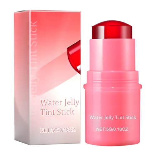 Blush and Lip Tint Stick, Water Jelly Stick Tint, 2-in-1 Cheek and Lip Tint, Cheek and Lip Stain, Makeup Blush Stick, Makeup for Cheek & Lips & Eyes, Suitable for All Skin Types (D) von hgerGWW