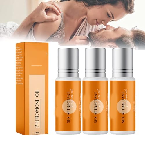 Pheromone Parfum, 2023 New Sundazee Pheromone Oil, Natural Roll-On Pheromone Infused Essential Oil Perfume Cologne, Sundazed Essential Oil Perfume Attracts (3 Stück) von hgerGWW