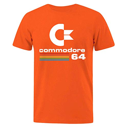 Herren T-Shirts Sommer Commodore 64 Print T-Shirt Retro Cooles Design T-Shirt Kurzarm Top T-Shirt Herrenbekleidung von hhalibaba