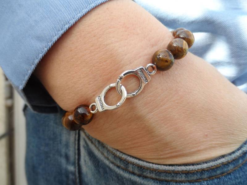 Tigerauge-steinarmband/Charm Tigerauge-steinarmband/Charm von hhippocampe