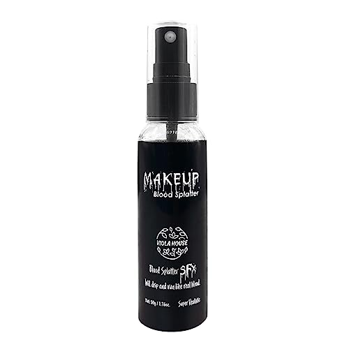 50 ml, Halloween-Blutplasma-Spray für realistische und Kostüme Bikini Farbenfroh (Black, One Size) von hhsbeauty