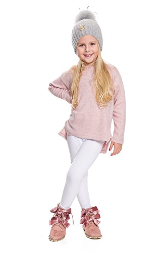 hi!mom Mädchen Kinder Winterleggings aus Baumwolle Winter Warme Leggings in voller Länge Kinderhose Thermisches Material Kinder-Leggings Thermo atmungsaktive Kinder Leggings, Größe 1-13 Jahre von hi!mom