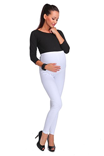 hi!mom Dicke Umstandsleggings für Damen, Gepolsterte Umstandsleggings für Frauen weiche Fleece-Linie, warme Baumwollleggings in voller Länge Fleece-Innenseite Schwangerschaftshose, Größe 34–48 EU von hi!mom