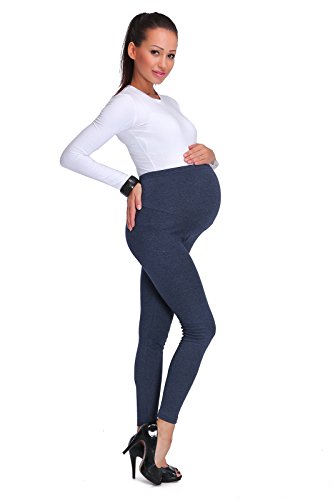 hi!mom Dicke Umstandsleggings für Damen, Gepolsterte Umstandsleggings für Frauen weiche Fleece-Linie, warme Baumwollleggings in voller Länge Fleece-Innenseite Schwangerschaftshose, Größe 34–48 EU von hi!mom